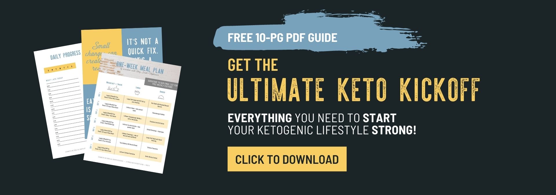 download The Ultimate Keto Kickoff Guide