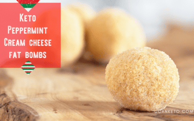 Keto Peppermint Cream Cheese Fat Bombs